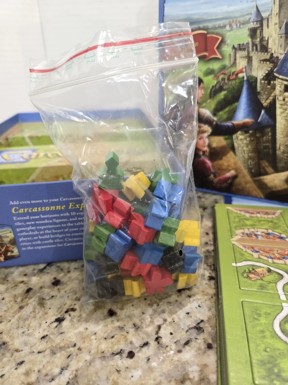 Z-man Games Carcassonne Board Game Includes Mini Expansion River + The Abbot